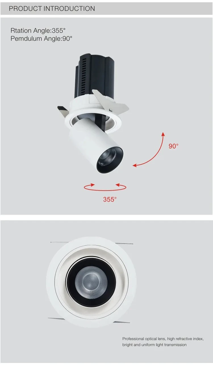 ĐÈN LED ÂM TRẦN CHIẾU ĐIỂM TPT-D10084R