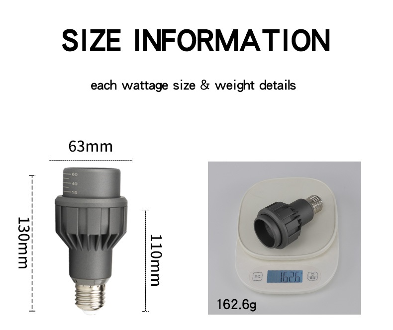 BÓNG ĐÈN LED PAR20 E27 7W ZOOM 2700K DIMMABLE