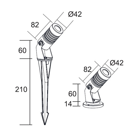 ĐÈN RỌI CÂY - CHIẾU CỘT TPT-GS07045