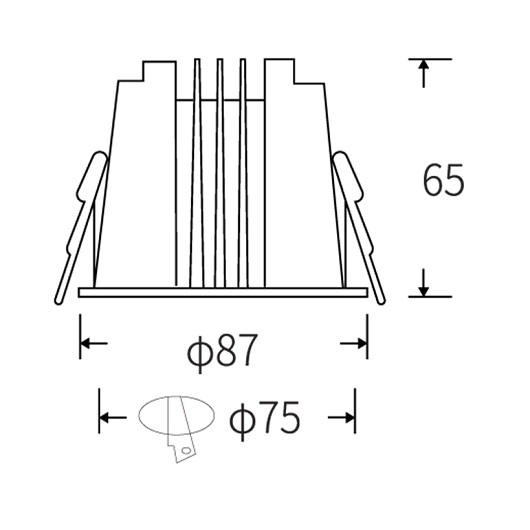 ĐÈN LED DOWNLIGHT ÂM TRẦN CHỐNG NƯỚC TPT-D0975C-C IP65